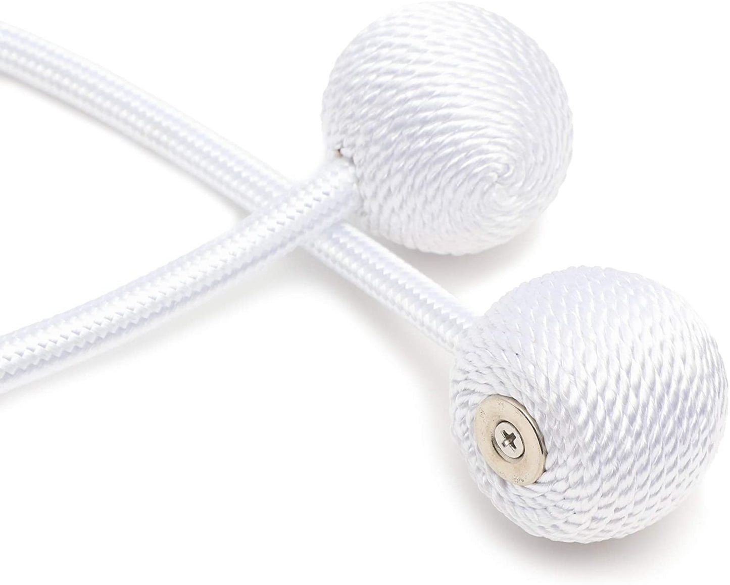 Magnetic Curtain Tie Back for Blackout and Draperies - Set of 2