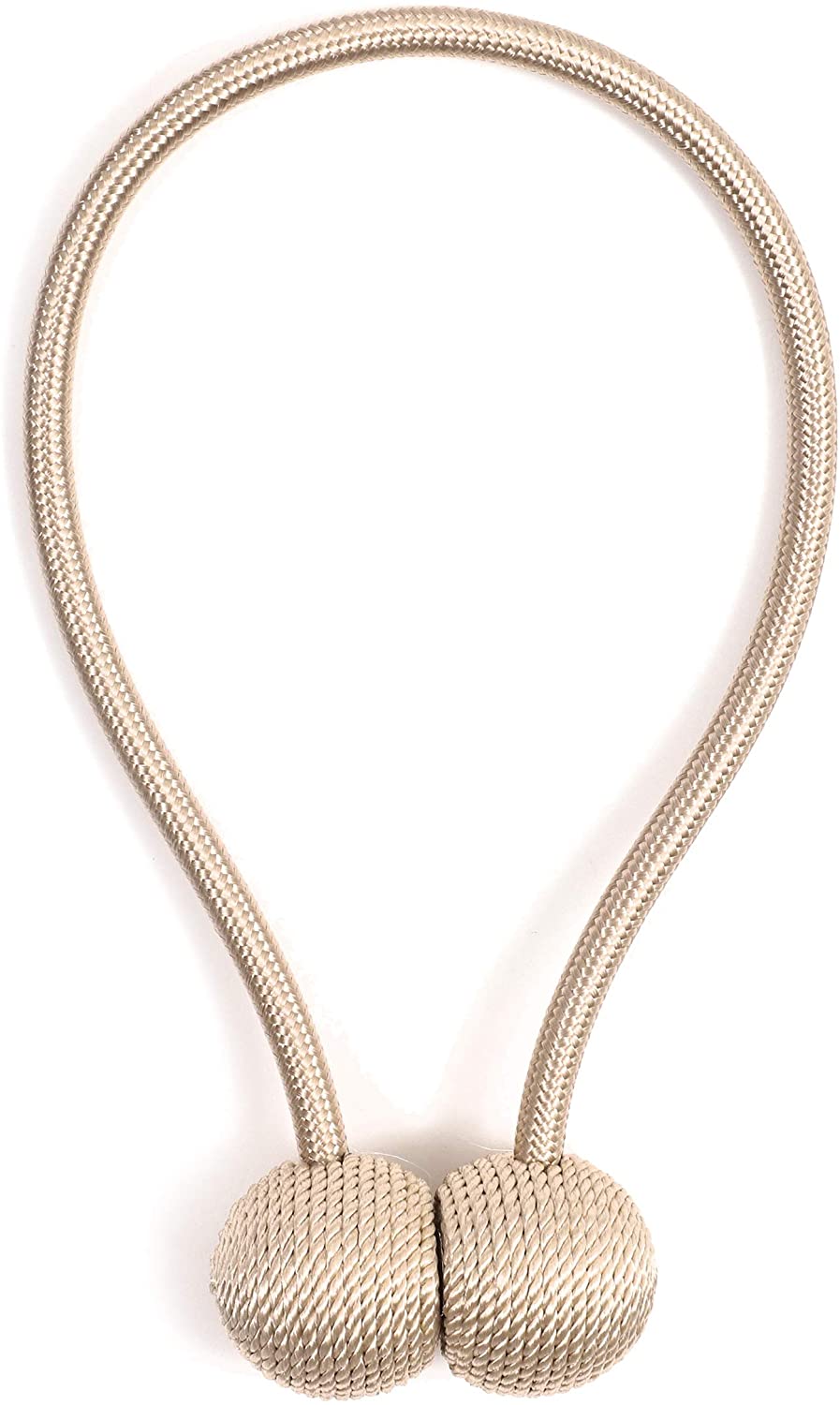 Magnetic Curtain Tie Back for Blackout and Draperies - Set of 2