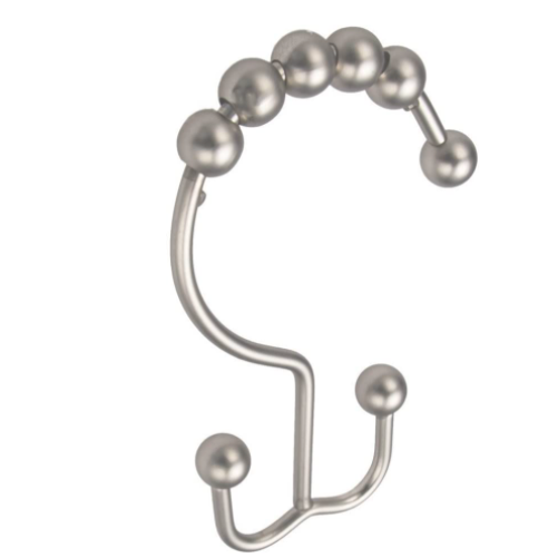 Shower Curtain Hooks, Stainless Steel, Set of 12