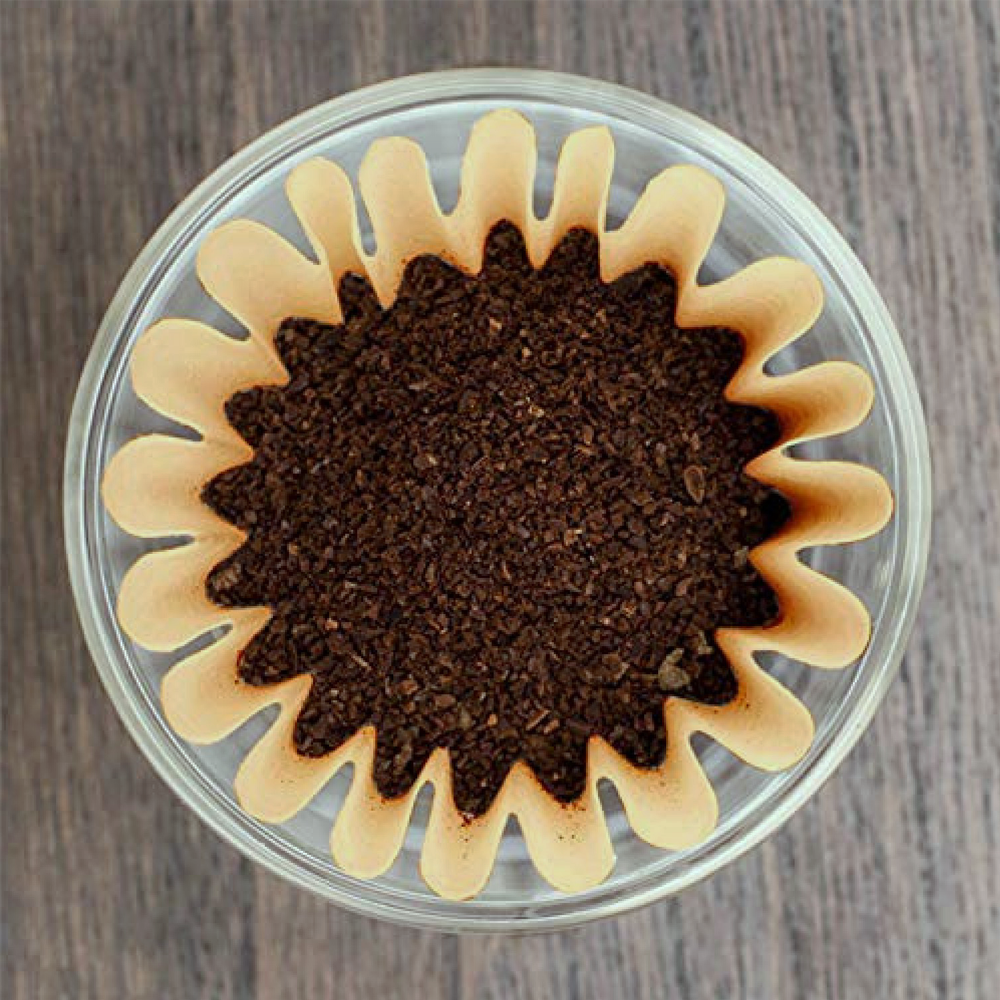 Large Coffee Filters, 9,75"-4,5" Unbleached, 12-16 Cup Basket, Biodegradable