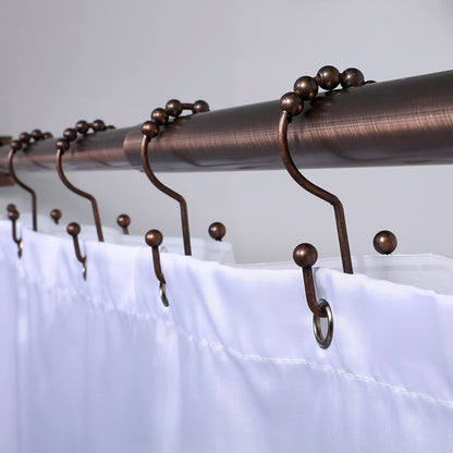 Shower Curtain Hooks, Stainless Steel, Set of 12