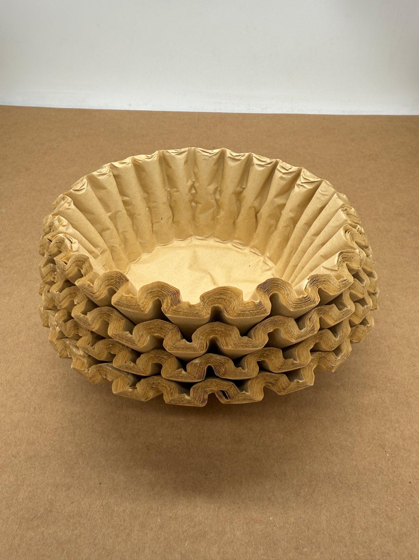 [Miscut] Large Coffee Filters,  9,75"-4,5" Unbleached, 12-16 Cup Basket, Biodegradable (500 count)